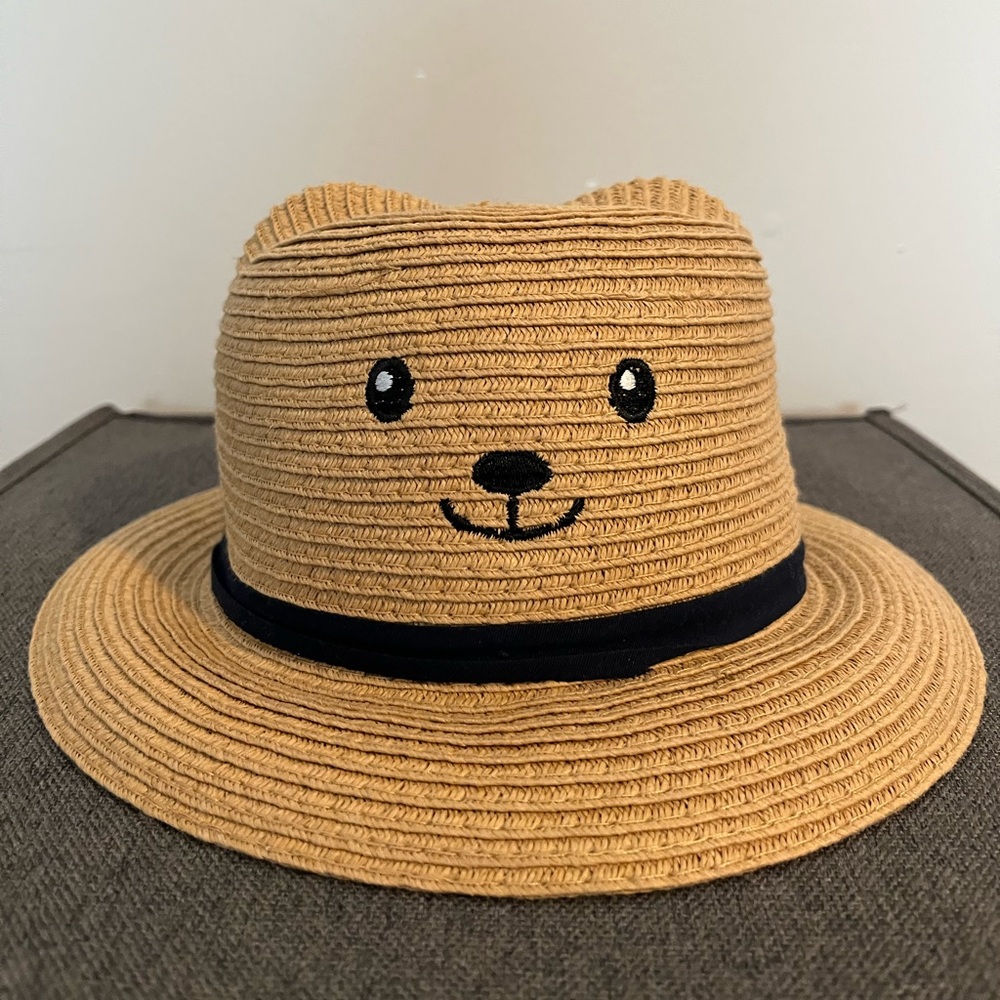 🧸 The Children's Place Bear Fedora Hat Size 12-18M